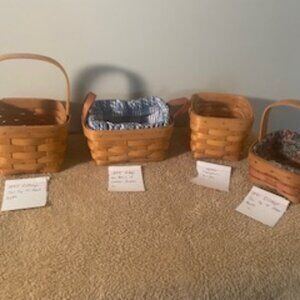 Longaberger 4 Baskets